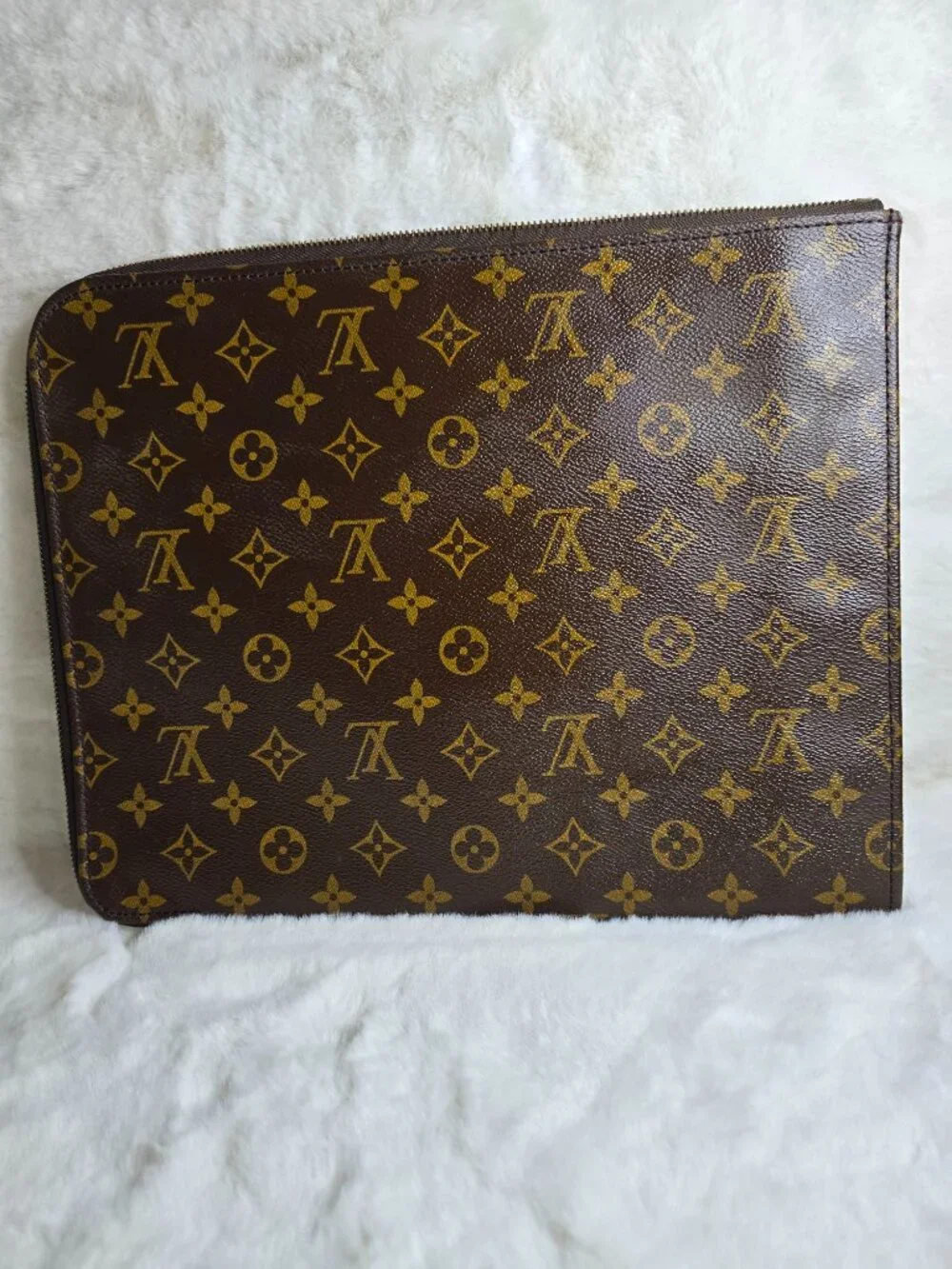Louis Vuitton Monogram Poche Documents Briefcase 13"x10.5" - Picture 2 of 12